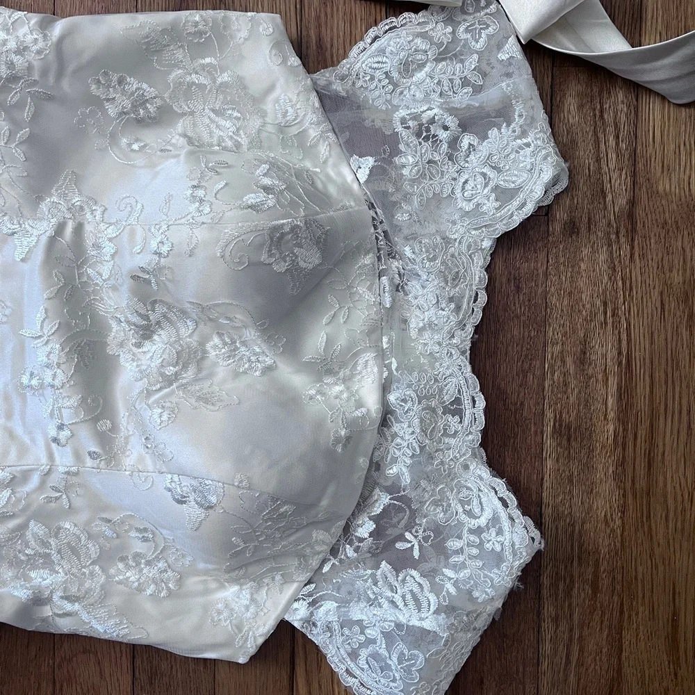 AbaoWedding Women’s Lace Cocktail or Wedding Dress, Size 10 - Picture 5 of 10